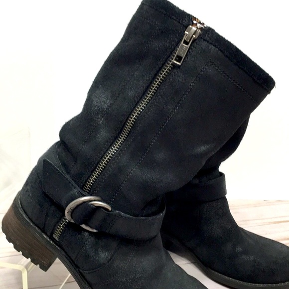 UGG Silva Moto Boots black 5.5 - Picture 7 of 16